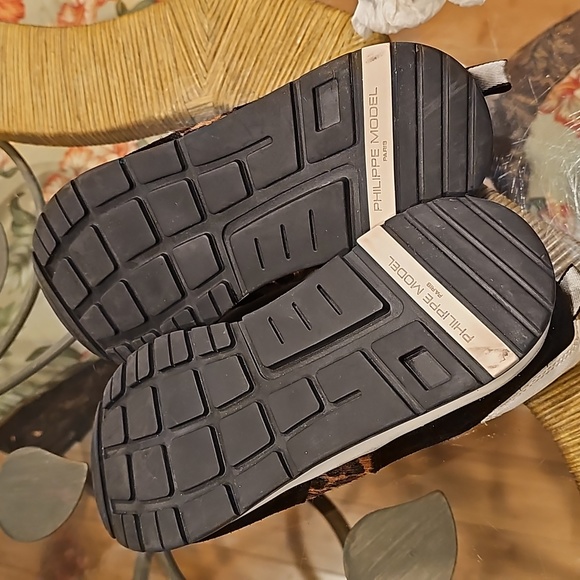 Philippe Model Leopard Print Montecarlo Sneakers - Picture 9 of 9